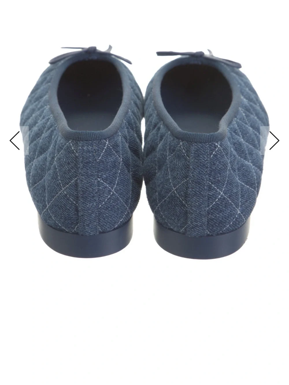 Chanel Denim Flats from Matthew Blazy’s spring collection 26p New in box